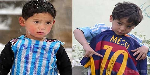 தாலிபானின் மிரட்டலுக்கு ஆளான மெஸ்ஸியின் குட்டி ரசிகன்!