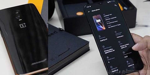 ‘ஒன்ப்ளஸ் 6டி’ ஸ்மார்ட்போன் இந்தியாவில் வெளியீடு : 10 ஜிபி ரேம்