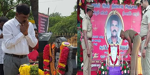 “தீரன்” பெரியபாண்டி முதலாம் ஆண்டு நினைவு தினம் : காவலர்கள் அஞ்சலி