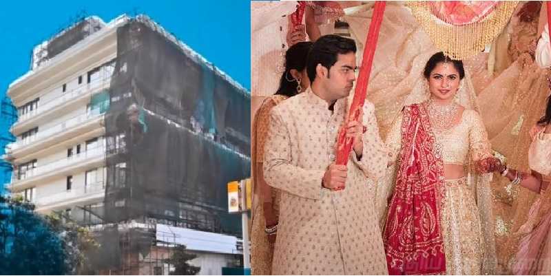 500 கோடியில் மகளுக்கு சொகுசு மாளிகை - அம்பானி திருமணப் பரிசு