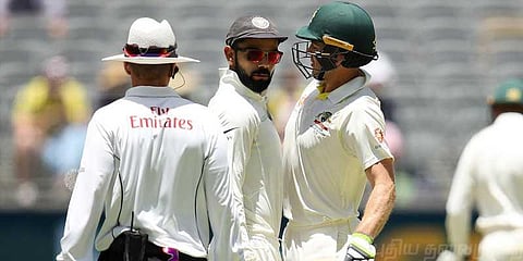 விராத் கோலி- டிம் பெய்ன் மோதிக்கொண்டது ஏன்?