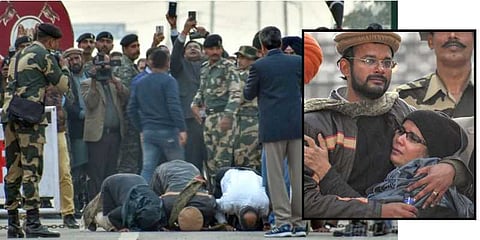 “இந்திய மண்ணை மண்டியிட்டு வணங்கிய அன்சாரி” - வாகாவில் ஒரு பாசப்போர்