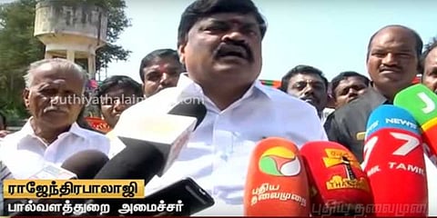 பேரியம் இல்லாமல் பட்டாசு எப்படி தயாரிக்க முடியும்? - ராஜேந்திர பாலாஜி கேள்வி