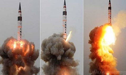 அக்னி 4 ஏவுகணை சோதனை வெற்றி