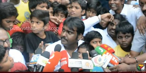 “தலைவர் விரும்பினால் தேர்தலில் போட்டியிடுவேன்” - விஜயகாந்த் மகன்