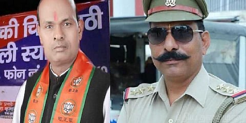 'போலீஸ் அதிகாரி தன்னைத்தானே சுட்டுக்கொண்டார்' பாஜக எம்.எல்.ஏ.சர்ச்சை கருத்து