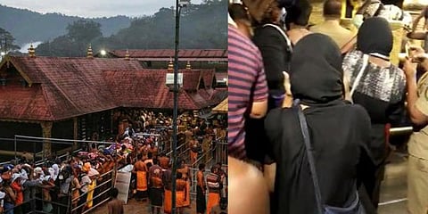 சபரிமலையில் முதன்முதலாக 2 பெண்கள் தரிசனம் ?