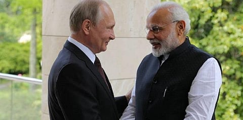 மீண்டும் ஆட்சி அமைக்க பிரதமர் மோடிக்கு புதின் வாழ்த்து