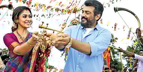 மதுரை ஸ்லாங்கில் அஜீத்: அசந்து போன உள்ளூர் நடிகர்கள்!