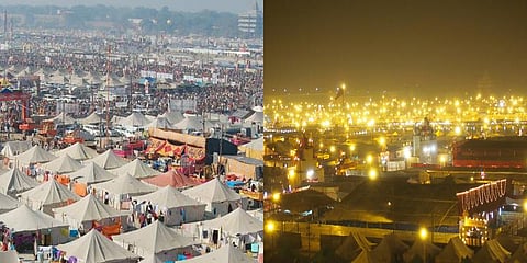 கும்பமேளாவுக்காக உலகின் மிகப்பெரிய தற்காலிக நகரம்