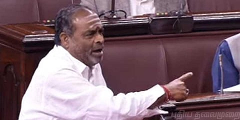 10% இடஒதுக்கீடு மசோதாவை எதிர்த்து மாநிலங்களவையில் அதிமுக வெளிநடப்பு