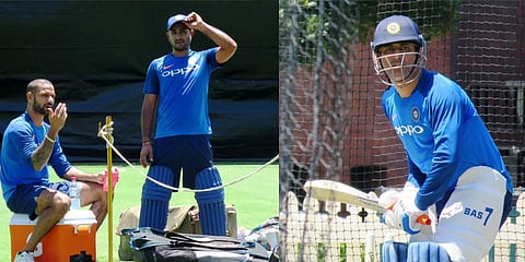 சிட்னியில் தோனி, தவான், ராயுடு கடும் பயிற்சி!