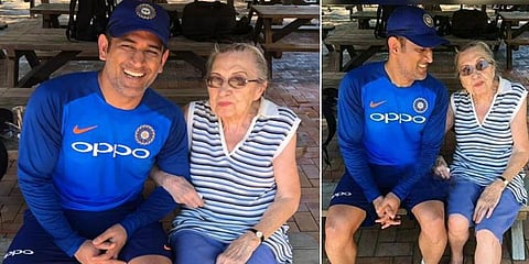 தோனியை நெகிழ வைத்த 87 வயது ஆஸி.ரசிகை!