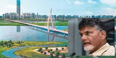 கிருஷ்ணா நதி குறுக்கே ரூ1387 கோடி செலவில் பிரம்மாண்ட மேம்பாலம் !