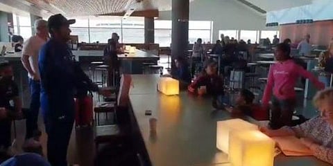 டான்ஸ் ஆடி ரோகித்தை மிரள வைத்த பாப்பா..! - ஜாலி வீடியோ