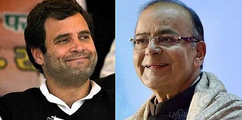 ’100 சதவிகிதம் உங்களுடன் இருக்கிறோம்’: அருண் ஜெட்லி நலம் பெற ராகுல் காந்தி வாழ்த்து