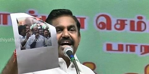 “கூலிப்படைக்கு துணை போகிறார் எதிர்க்கட்சித் தலைவர்” - முதல்வர் பழனிசாமி