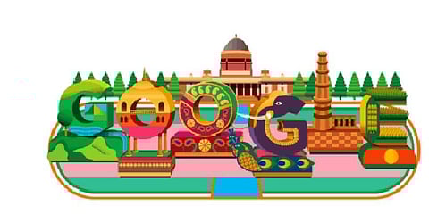 குடியரசு தினத்தை சிறப்பிக்கும் கூகுள் டூடுள்!