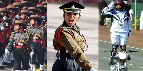 குடியரசு தினத்தில் ராணுவப் பெண் வீரர்களின் மெய்சிலிர்க்க வைத்த சாகசங்கள்!