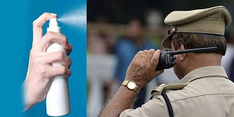 பெப்பர் ‘ஸ்பிரே’ திருடனை மடக்கிப்பிடித்த ‘விஜயகாந்த்’