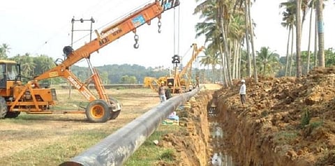 கெயில் எரிவாயு குழாய் புதைக்கும் பணிக்காக பூமி பூஜை - மக்கள் அதிர்ச்சி