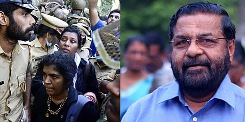 'இரு பெண்கள் மட்டுமே தரிசனம் செய்தனர்' : கேரள அமைச்சர் விளக்கம்