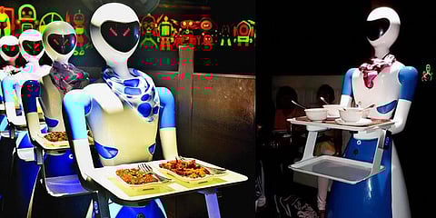 ரோபோக்கள் கொண்டு உணவு பரிமாறும் முறை சென்னையில் அறிமுகம்