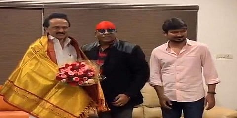 ஸ்டாலினை சந்தித்த டிரம்ஸ் சிவமணி