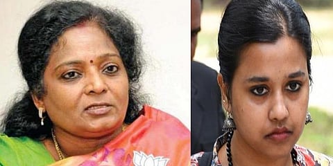 மாணவி ஷோபியா வழக்கில் தமிழிசைக்கு நோட்டீஸ் அனுப்ப உத்தரவு