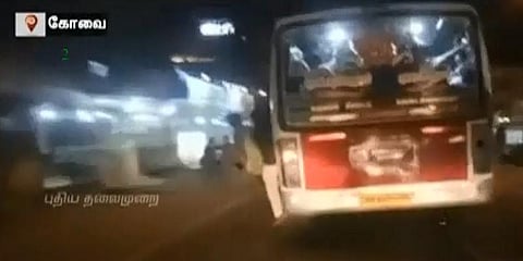 அதிவேகமாக பேருந்தை இயக்கிய ஓட்டுநருக்கு அபராதம் !