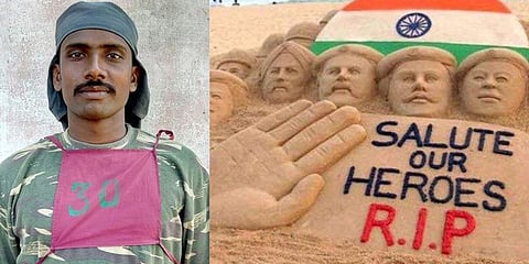 காஷ்மீர் தாக்குதல் : வீரமரணம் அடைந்த தூத்துக்குடி வீரர்