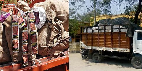 சென்னை அருகே 5 டன் குட்கா போதைப்பொருள் பறிமுதல்