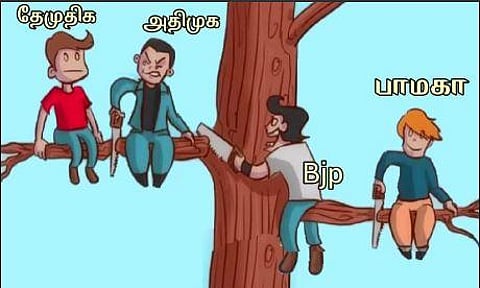 பரபரக்கும் கூட்டணிகள் : பறக்கும் மீம்ஸ்கள்..!