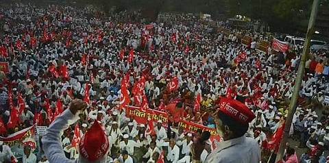 ‘கிஷான் மார்ச் 2.0’ - மும்பையை நோக்கி விவசாயிகள் மீண்டும் பேரணி
