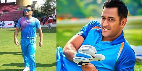 இது வேற லெவல் தோனி! வைரலாகும் புகைப்படம்!