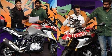 தனது பைக்கிற்கு பிறந்த தேதியைக் கேட்டு வாங்கிய விஜய் சேதுபதி