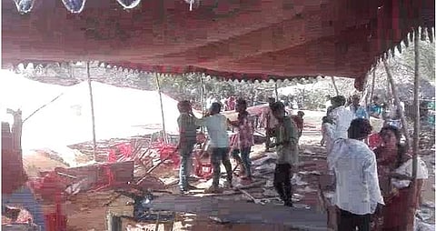 “ஆட்டுக்கறிக்கு பதில் கோழிக்கறி”- கலவரக் களமாக மாறிய திருமண விழா..!