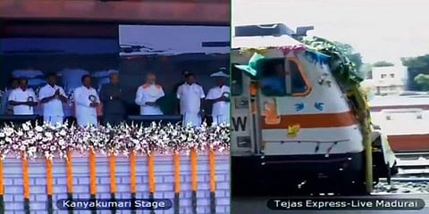 சென்னை டு மதுரை ரயில் சேவையை தொடங்கி வைத்தார் பிரதமர் மோடி