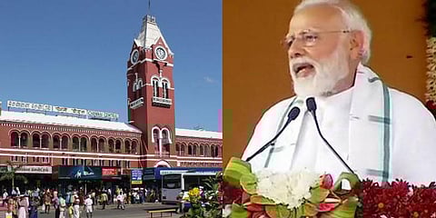 சென்ட்ரல் ரயில் நிலையத்துக்கு எம்ஜிஆர் பெயர் சூட்டப்படும் - பிரதமர் மோடி அறிவிப்பு