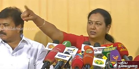 செய்தியாளர்களை ஒருமையில் பேசிய பிரேமலதா - பத்திரிகையாளர் மன்றம் கண்டனம்