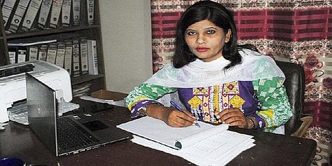 பாக்., நாடாளுமன்ற மேல் சபையில் முதன் முறையாக உரையாற்றிய இந்து பெண்