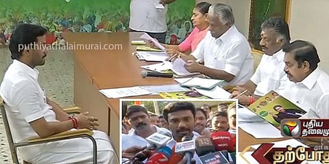 “எங்க அப்பா பெயரை சொல்லி சீட் கேட்கவில்லை” - ஓபிஎஸ் மகன் பேட்டி