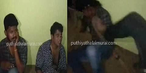 சரமாரி அடி- வைரலாகும் பொள்ளாச்சி பாலியல் வழக்கில் குற்றம்சாட்டப்பட்டவர்களை பொதுமக்கள் தாக்கும் வீடியோ