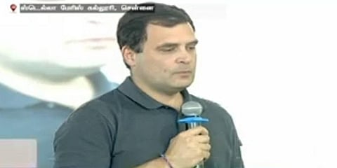 "சார் வேண்டாம் ராகுல் என்று அழையுங்கள்" - கல்லூரி மாணவிகளிடம் கலகல உரையாடல்