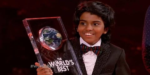 அமெரிக்கா வரை சென்று தி வேல்ட்ஸ் பெஸ்ட் பட்டத்தை பெற்ற சென்னை சிறுவன்