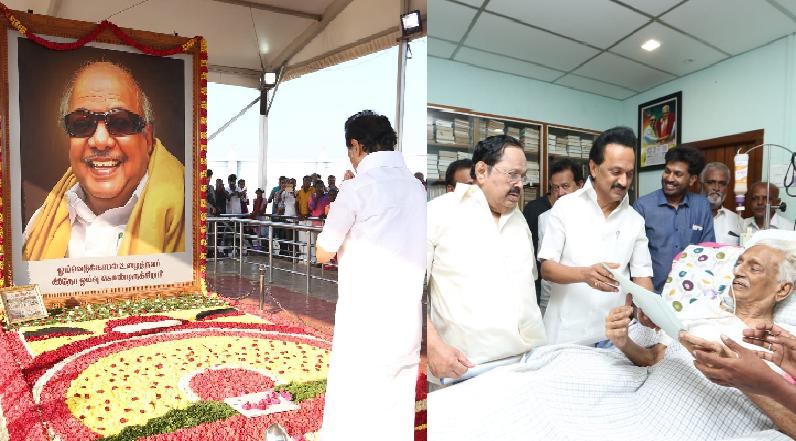 இன்னும் சற்றுநேரத்தில் திமுக வேட்பாளர் பட்டியல் ! கருணாநிதி நினைவிடம் சென்ற ஸ்டாலின்