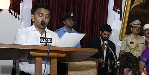 கோவா முதல்வராக அதிகாலையில் பதவியேற்ற பிரமோத் சாவந்த்!