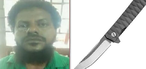 நீதிபதி கண்முன்னே மனைவியை கத்தியால் குத்திய கணவன் !