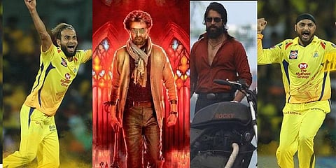 கேஜிஎப் , பேட்ட டயலாக் - ட்விட்டரில் பஞ்ச் அடிக்கும் சிஎஸ்கே வீரர்கள்!