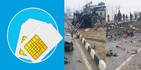 புல்வாமா பயங்கரவாதிகள் பயன்படுத்தியது ''விர்ச்சுவல் சிம் கார்டு'': தீவிரமடையும் விசாரணை